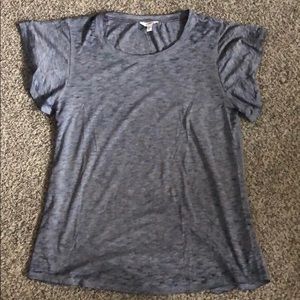 T-shirt with flutter sleeve detail